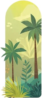a poster with a palm tree and a sun.jpg